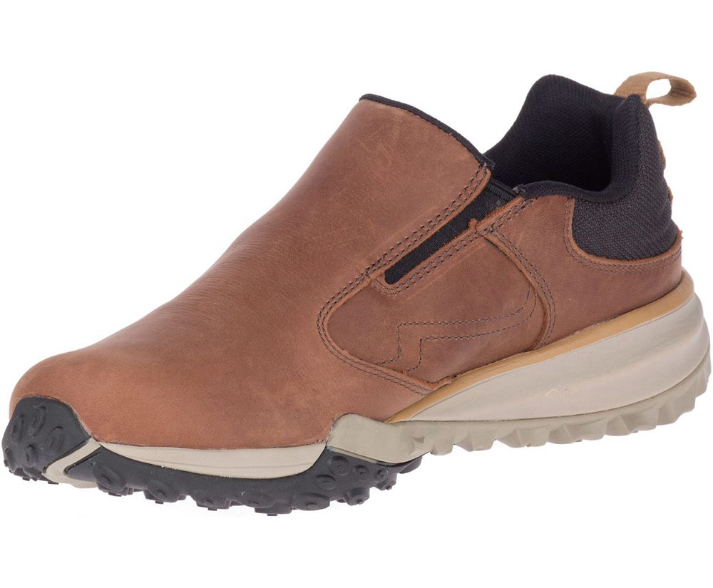 Merrell Slip Ons Brown - Havoc Wells Moc - Mens 41UBONZCE